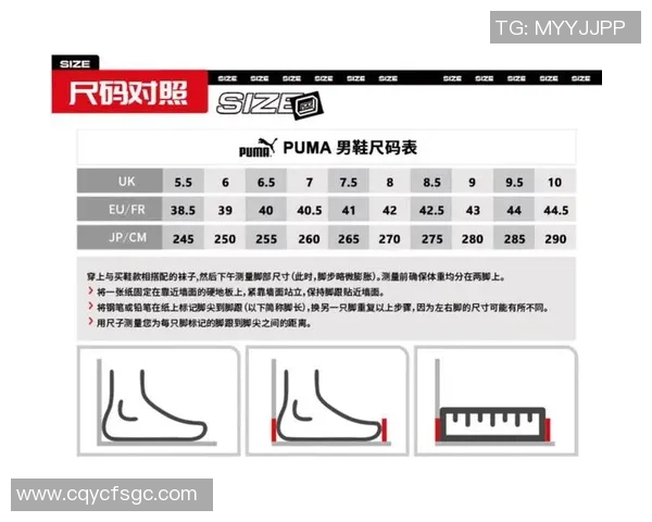 足球鞋尺码对照表详解助你选择合适的足球鞋尺码避免不适与受伤